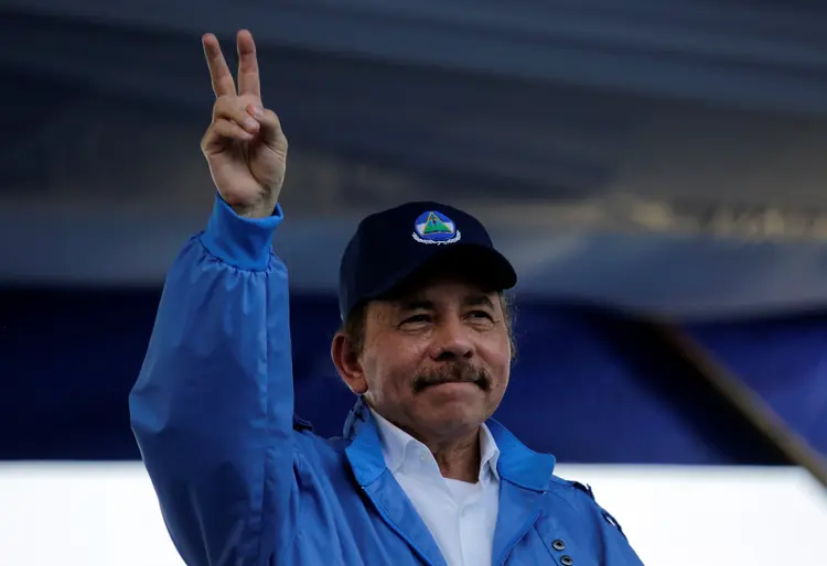 Ortega: o presidente afirmou que a construção do canal não tem data para começar (Oswaldo Rivas/Reuters)