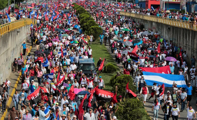 Protestos Nicarágua: 481 pessoas morreram desde o início dos protestos (Oswaldo Rivas/Reuters)