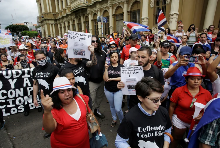 Nicarágua: quatro dos seis estudantes presos já foram liberados (Juan Carlos Ulate/Reuters)