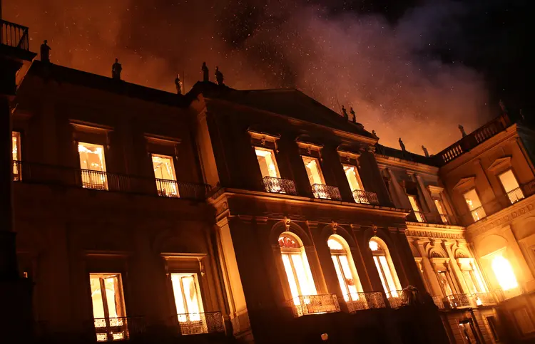 Museu Nacional: após incêndio, edifício será restaurado (Ricardo Moraes/Reuters)