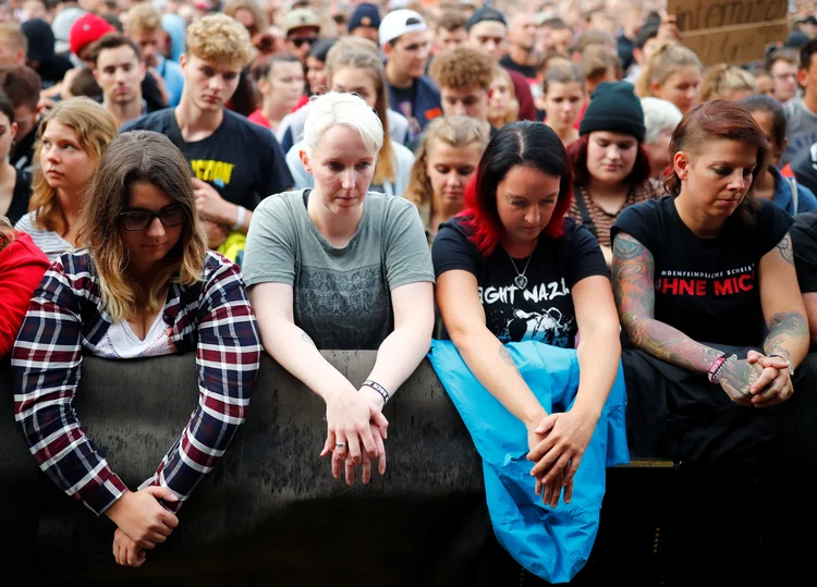 Protesto anti-racista na Alemanha (Hannibal Hanschke/Reuters)