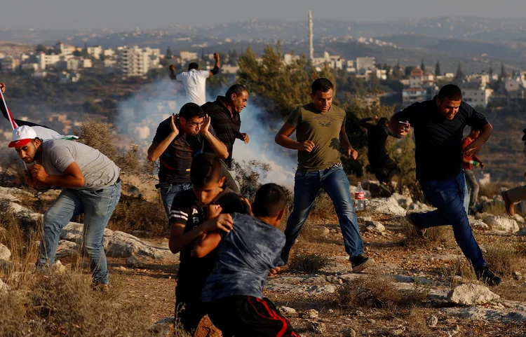 Gaza: 43% dos árabes israelenses acreditam que as duas partes do conflito teriam problemas para criar dos Estados (Mohamad Torokman/Reuters)