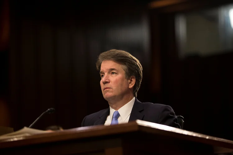 Kavanaugh: ao menos 860 graduados de Harvard firmaram uma carta pedindo que o candidato a juiz fosse excluído da Faculdade de Direito (Alex Wroblewski/Reuters)