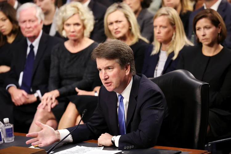 Kavanaugh: o Senado americano deve votar essa semana a indicação do juiz à Suprema Corte (Chris Wattie/Reuters)
