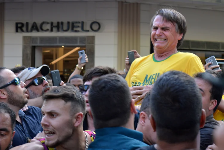 Bolsonaro: a investigação sobre a suposta participação da facção criminosa no atentado estaria sob sigilo (Raysa Campos Leite/Reuters)