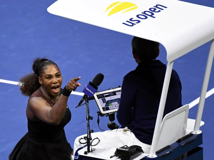 Serena Williams: A partida foi a mais popular de tênis feminino desde que a ESPN começou a transmitir o torneio (Danielle Parhizkaran/Reuters)
