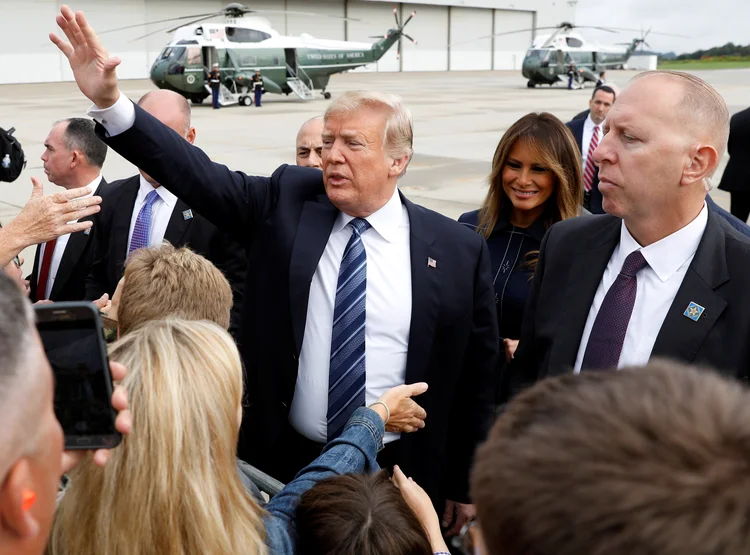 Trump: o governo também informou que o escritório da Organização para a Libertação da Palestina em Washington será fechado (Kevin Lamarque/Reuters)
