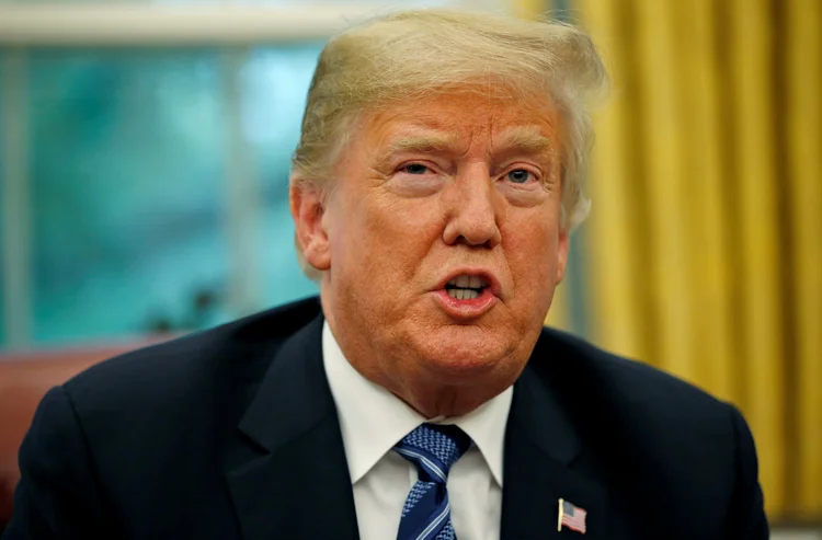 Donald Trump: Segundo projeções, os democratas assumirão o controle da Câmara e os republicanos preservarão sua maioria no Senado (Leah Millis/Reuters)