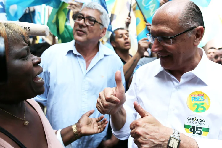 Entre os presidenciáveis, o tucano Geraldo Alckmin foi o que mais contratou empresas de táxi aéreo para seus deslocamentos pelo país (Sergio Moraes/Reuters)