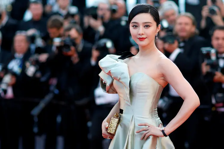 Fan Bingbing, a atriz mais famosa da China, no festival de Cannes; estrela sumiu misteriosamente  (Stephane Mahe/Reuters)