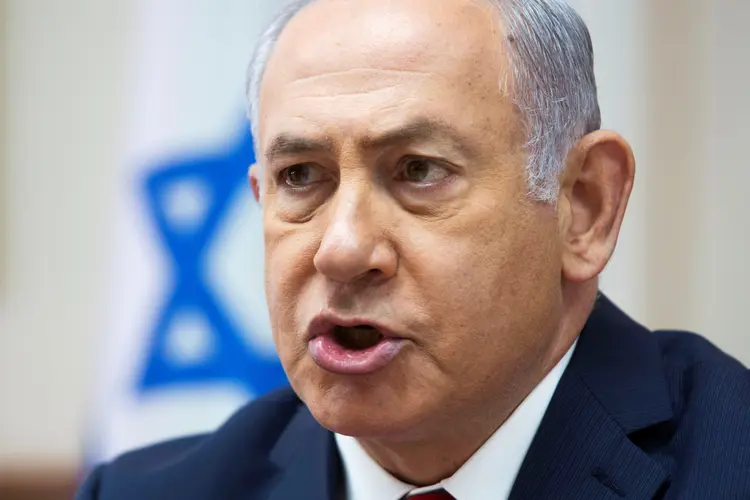 Benjamin Netanyahu: "Conversei recentemente com todos os líderes das facções de direita. Faremos tudo para formar um amplo governo que seja bom para Israel" (Sebastian Scheiner/Reuters)