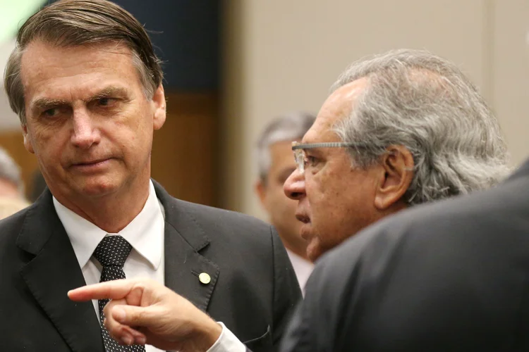 Economista de Jair Bolsonaro, Paulo Guedes, era esperado às 9h30 desta sexta-feira para falar, na Amcham-SP (Sergio Moraes/Reuters)