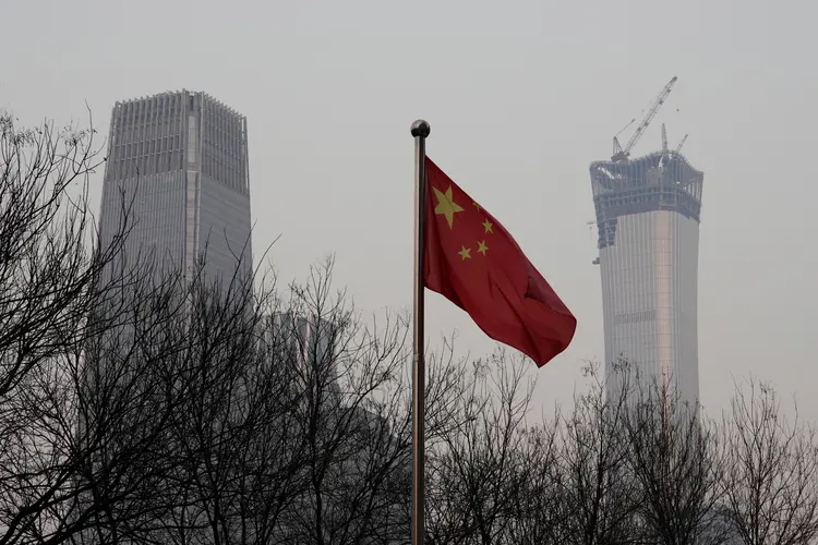 Baideira da China com cidade de Pequim ao fundo (Getty/Getty Images)