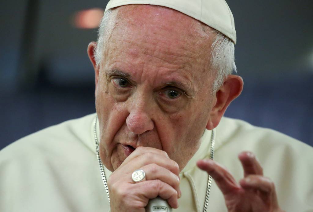 Papa Francisco: pontífice defendeu o fim da exploração de povos indígenas (Alessandro Bianchi/Reuters)