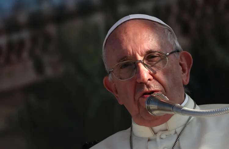 Papa: o amor não morreu, disse Francisco durante visita à Estônia (Tony Gentile/Reuters)