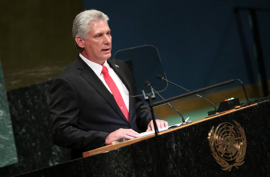 Díaz-Canel: o presidente cubano deve se pronunciar nesta segunda e na quarta-feira (Carlo Allegri/Reuters)