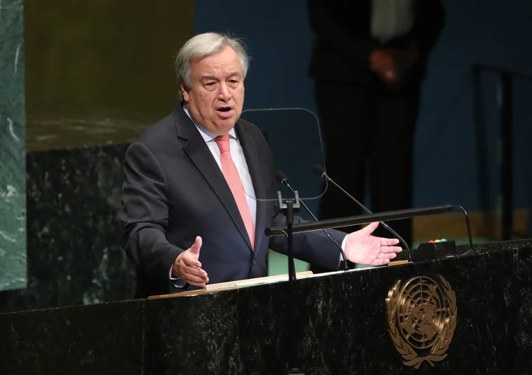 Guerra da Ucrânia: Guterres também informou que discutiu com Putin a questão dos prisioneiros de guerra (Shannon Stapleton/Reuters)