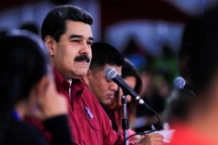 Maduro: a primeira-dama, Cilia Flores, e o líder chavista Diosdado Cabello foram atingidos pelas sanções (Palácio de Miraflores/Reuters)