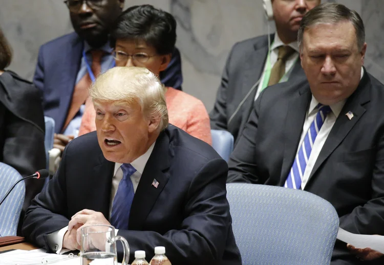 Trump: "Estamos vencendo, em todos os níveis", disse o presidente americano (Eduardo Munoz/Reuters)
