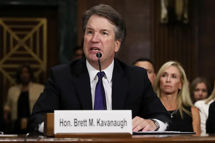 Juiz Brett Kavanaugh: líderes do Senado concordaram em adiar a votação final da nomeação de Kavanaugh (Win McNamee/Reuters)