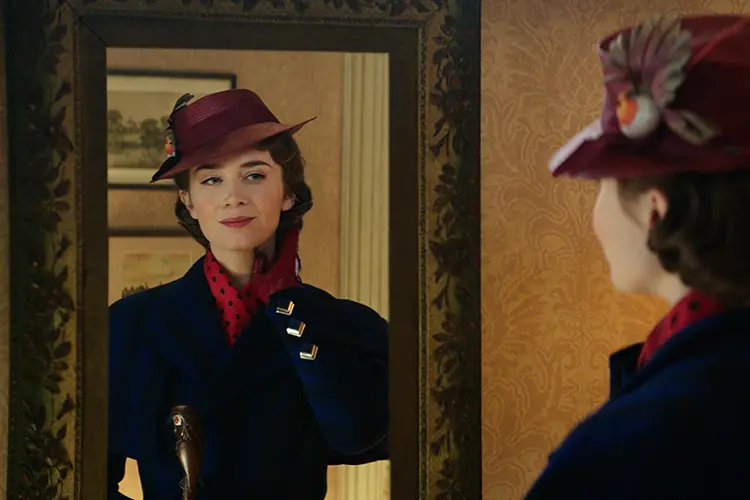 Emily Blunt no papel de Mary Poppins: filme chega aos cinemas em dezembro (Disney/Divulgação)