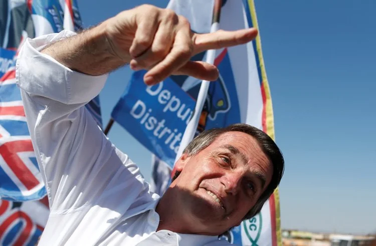 CAMPANHAS: com 1,1 milhão de reais gastos, Bolsonaro conquistou 28% dos votos / REUTERS | Adriano Machado (Adriano Machado/Reuters)