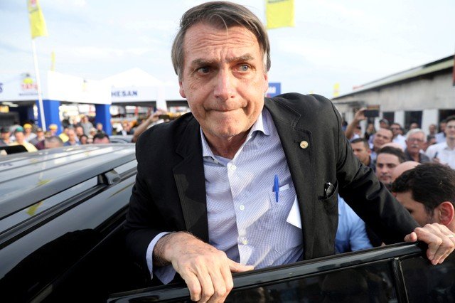 O candidato à presidência da República Jair Bolsonaro (Diego Vara/Reuters)