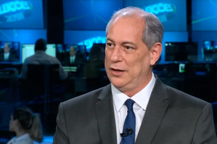 Ciro Gomes: candidato do PDT à Presidência negou que tenha temperamento difícil (Globo/Reprodução)