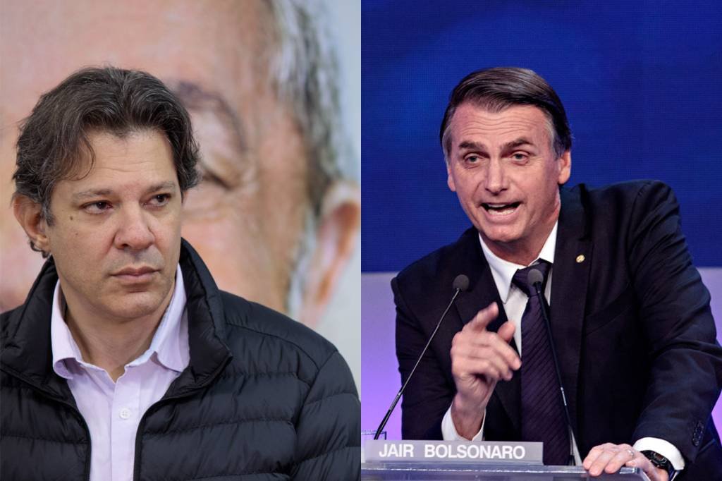 Bolsonaro e Haddad são “gêmeos” no quesito rejeição, dizem analistas