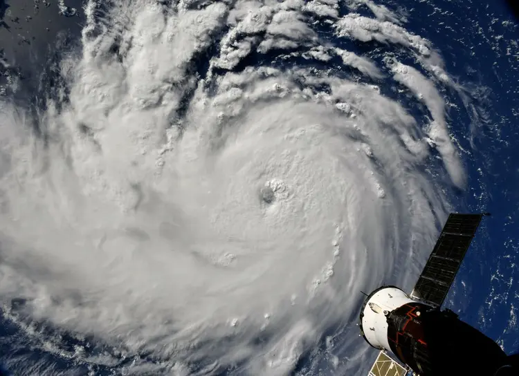 Furacão Florence: (NASA/Divulgação)