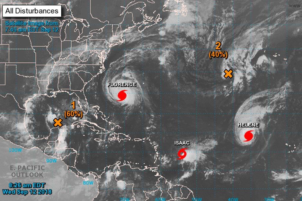 Furacão Florence se aproxima dos EUA; veja os impactos da tempestade