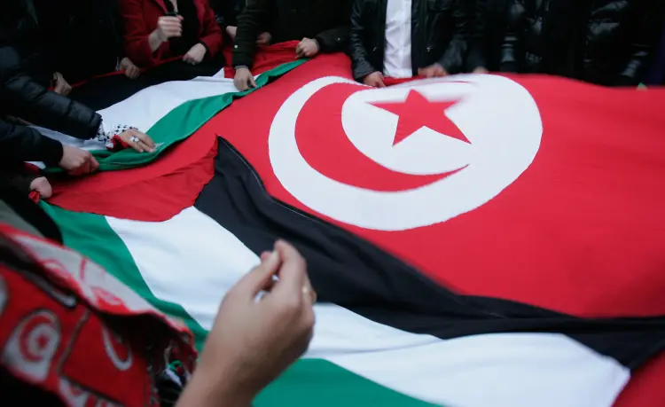 Manifestação na Argélia (Franck Prevel/Getty Images)