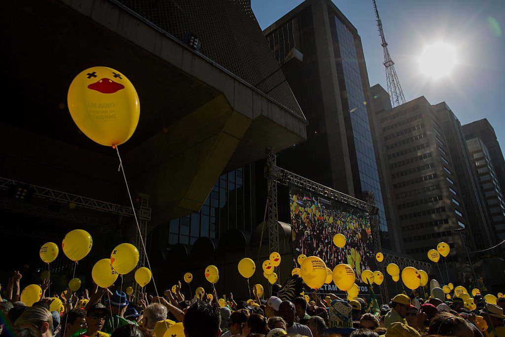 IMPEACHMENT:  grande bandeira do processo foi o fim à corrupção / Victor Moriyama/Getty Images