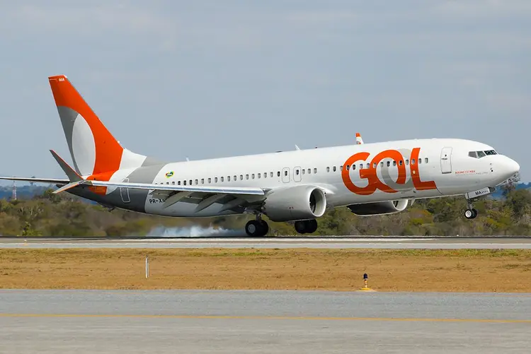 A Gol divulgou seus resultados prévios de tráfego em fevereiro, no qual registrou queda de 38% na demanda para voos (RPK) em relação a janeiro e de 50,3% ante o mesmo mês do ano passado (Gol/Divulgação)