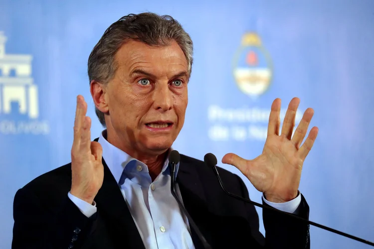 Mauricio Macri: o dirigente de centro-esquerda com uma carreira de sucesso como empresário teve em 2018 o ano mais difícil de seu governo (Marcos Brindicci/Reuters)