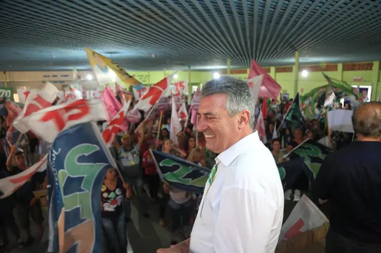 MAURO MARIANI: o candidato do MDB lidera numericamente em Santa Catarina, mas está empatado com outros dois candidatos / Reprodução