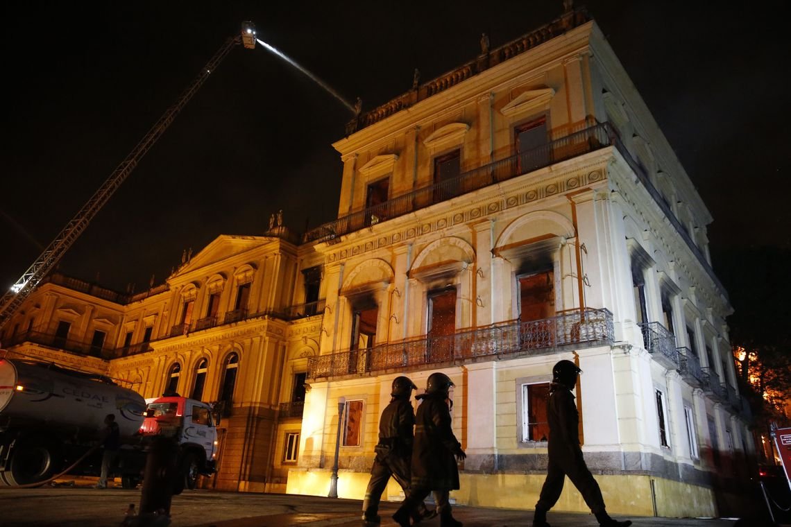 Gasto do Museu Nacional com segurança foi zero neste ano