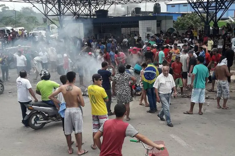 Venezuelanos em Roraima: ataques contra imigrantes venezuelanos impulsionaram envio de forças armadas para a região (Mauricio Castillo/Reuters)