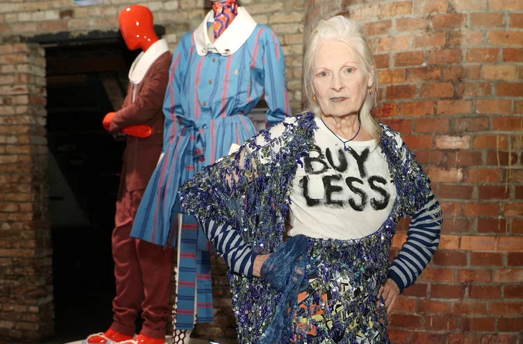 Vivienne Westwood também ataca políticos e defende o meio ambiente (Brian Dowling/Getty Images)