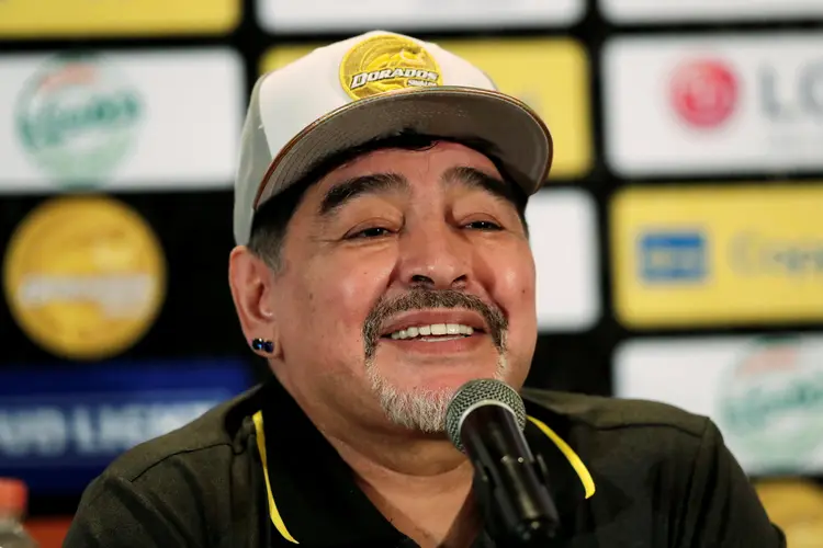 Atual técnico de futebol, Maradona é kirchnerista desde a chegada de Néstor Kirchner ao poder, em 2003 (Henry Romero/Reuters)