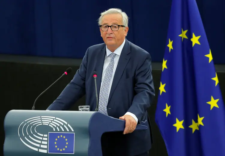 Imagem de arquivo de Jean-Claude Juncker: "A UE espera manter a associação com o Brasil", diz trecho da carta enviada de Bruxelas a Brasília (Vincent Kessler/Reuters)