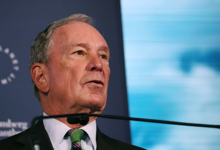 Michael Bloomberg: ex-prefeito de Nova York anunciou em seu site que pretende derrotar Donald Trump nas eleições do ano que vem (Shannon Stapleton/Reuters)