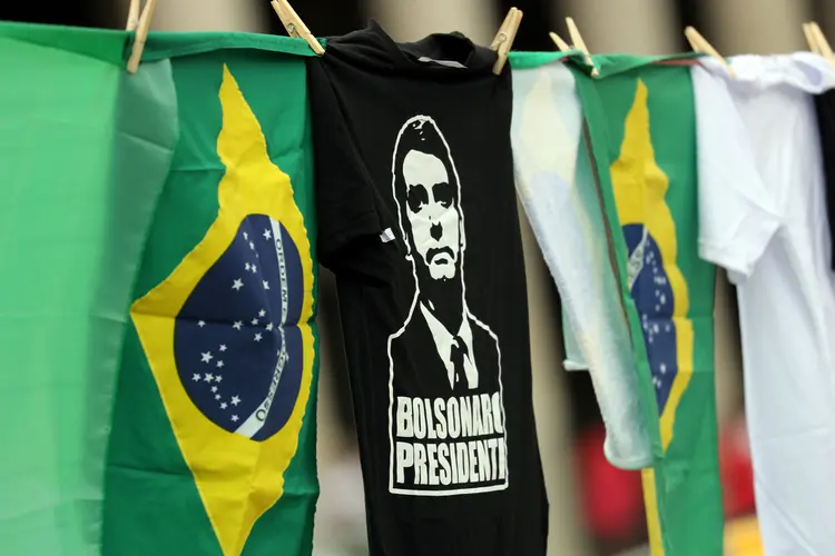 Apoiadores do candidato à Presidência Jair Bolsonaro (Paulo Whitaker/Reuters)