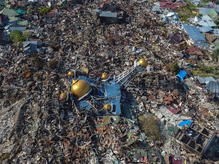 Indonésia: após o terremoto seguido de tsunami, a maioria das vítimas são de Palu (Hafidz Mubarak/Reuters)