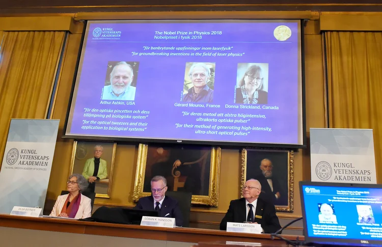 PRÊMIO NOBEL DE FÍSICA: premiação acontece em Estocolmo, capital da Suécia (Hanna Franzen/Reuters)