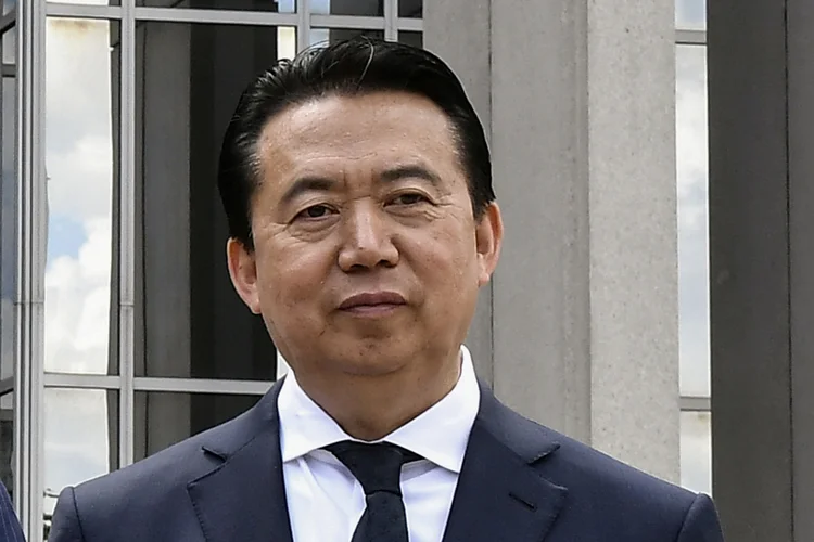 Meng Honewi: quem assumiu a presidência de forma interina foi o coreano Kim Jong Yang (Jeff Pachoud/Reuters)