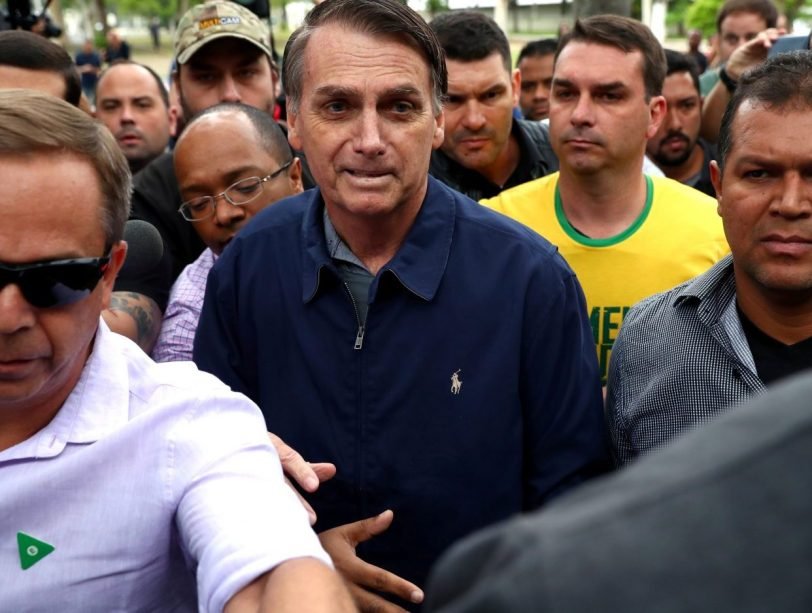 Jair Bolsonaro, candidato do PSL, vota no Rio de Janeiro, dia 07/10/2018