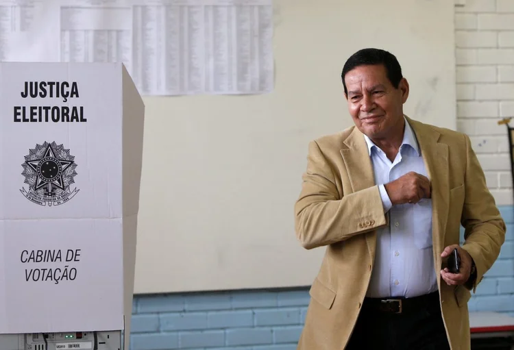 Hamilton Mourão: "João Doria é um administrador comprovado, conhece os meandros da administração pública", afirmou o coronel (Adriano Machado/Reuters)