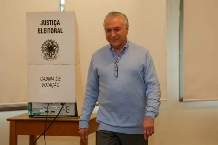 Michel Temer: "Acho que hoje nós estamos dando o exemplo daquilo que poucos imaginavam que poderia acontecer" (Marcos Correa/Reuters)