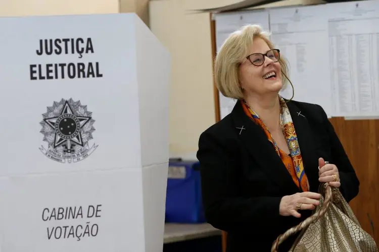 Rosa Weber em foto registrada nas eleições de 2018 (Adriano Machado/Reuters)